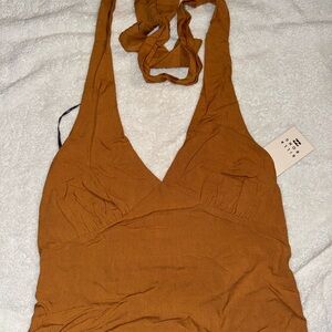 Billabong Cinnamon Halter Top size medium